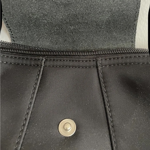 Longchamp Le Pliage Black Hobo Bag Small / Mini Size 9 x 11” - Picture 3 of 6